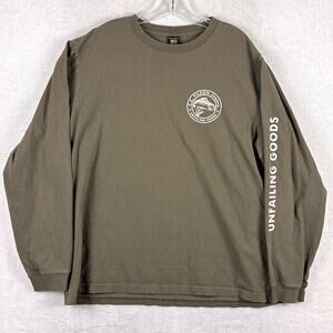 CC Filson Pioneer TShirt Mens XXL Brown White Outdoors Fishing Huckberry USA